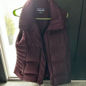Patagonia women’s down vest.